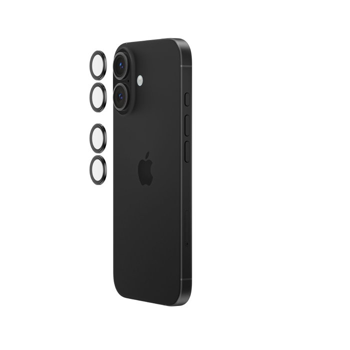 Belkin Protecteur d'objectif d'appareil photo TempGlass pour iPhone 16 / 16 Plus (Pack de 2) Belkin Protecteur d'objectif d'appareil photo TempGlass pour iPhone 16 / 16 Plus (Pack de 2)