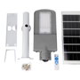 Lampadaire solaire LED 100W 5000K avec panneau 6V 25W et batterie 20Ah