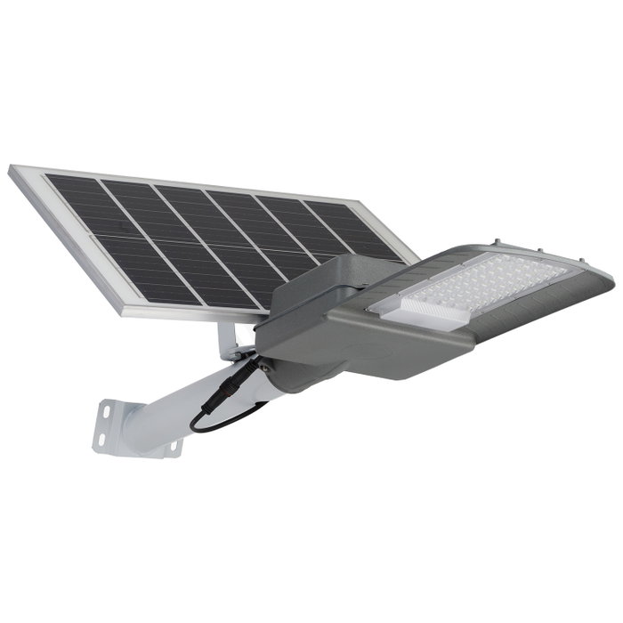 Lampadaire solaire LED 100W 5000K avec panneau 6V 25W et batterie 20Ah Lampadaire solaire LED 100W 5000K avec panneau 6V 25W et batterie 20Ah