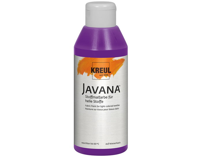 Kreul Peinture textile translucide violette Javana 250ml Kreul Peinture textile translucide violette Javana 250ml