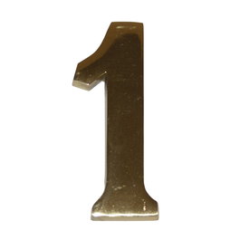 DUVER Numéro de porte en métal massif 10 cm