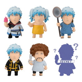 Megahouse Gintama We love Ginsan Pack de 6 Mini-figurines Boîte-mystère