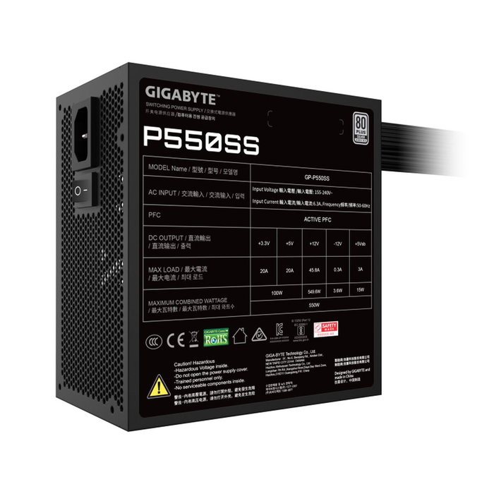 Gigabyte GP-PB550 Gaming 550W ATX 80 PLUS Bronze