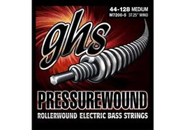GHS Jeu de 5 cordes pour basse Pressurewound Medium 44-128