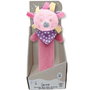 Tachan Claki Peluche Interactive Érizo - Collection Baby Rabbit - Son et Couleurs Douces - Facile à Nettoyer - Langues: Anglais, Français, Allemand, Italien, Portugais, Espagnol