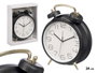 GIFTDECOR Horloge Murale Classique Noire 24cm