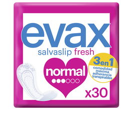 Evax SALVA-SLIP normal Protections Hygiéniques Femme avec Technologie Anti-Odeurs Lot de 30