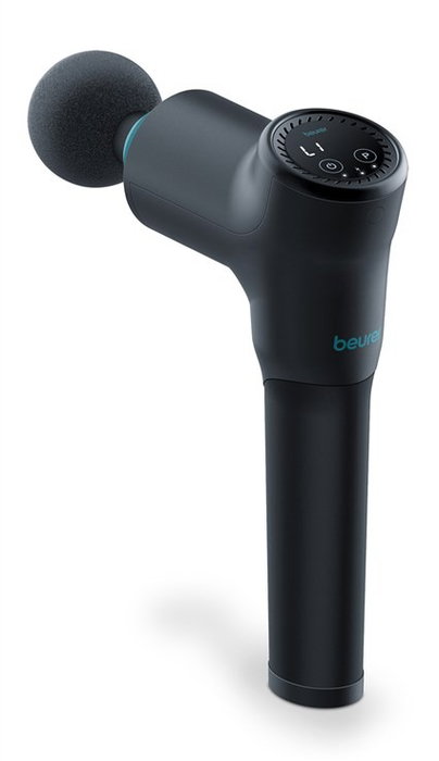 Beurer MG-185 Pistolet de massage musculaire avec 9 niveaux d'intensité, 3000 impulsions/minute et 5 accessoires