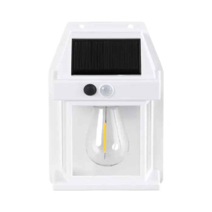 Asalite Applique Solaire ASAL-0289 3W IP44 3000K 100Lm avec Capteur PIR - Blanc