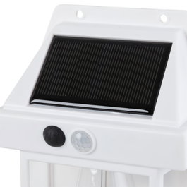 Asalite Applique Solaire LED 3W 3000K 100Lm avec Capteur PIR - Blanc