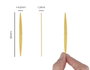 Innspiro Bâtonnets plats en bois jaune 65mm, 250 unités