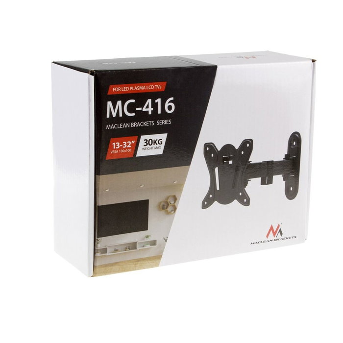 MacLean Support de TV MC-416 pour 13 à 32 pouces, 30 Kg