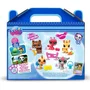 Bandai Littlest Pet Shop - Set Collector Thème de la Ferme avec 5 Animaux et Accessoires - BF00510 - Figurines à Tête Bougeante - Dès 4 ans