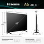 TV intelligente Hisense 65A6Q 65" 4K Ultra HD LED HDR D-LED