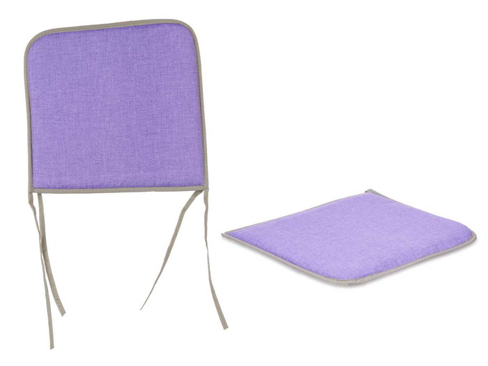 GIFTDECOR Coussin de chaise 38x38cm Lila
