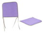 GIFTDECOR Coussin de chaise 38x38cm Lila