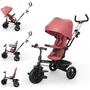 Kinderkraft ASTON 2 PLUS Tricycle évolutif 6 en 1 Rose