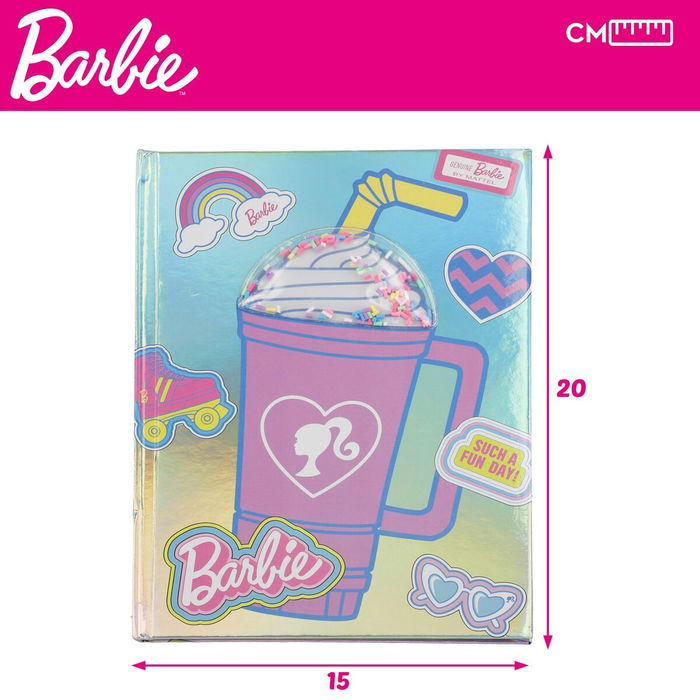 Agenda avec accessoires Barbie 15 x 1 x 20 cm Multicouleur