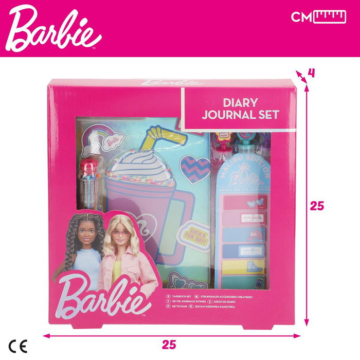 Agenda avec accessoires Barbie 15 x 1 x 20 cm Multicouleur