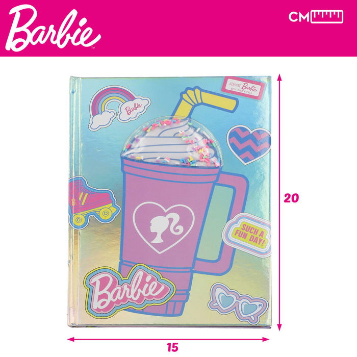 Agenda avec accessoires Barbie 15 x 1 x 20 cm Multicouleur