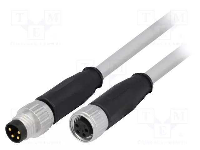 HARTING Câble pour capteurs M8, 4 broches, mâle/femelle, 0,5m HARTING Câble pour capteurs M8, 4 broches, mâle/femelle, 0,5m