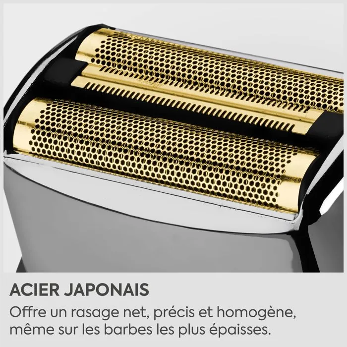 BaByliss FS991DE Super-X Metal - Rasoir électrique double grille titane waterproof, 2h autonomie BaByliss FS991DE Super-X Metal - Rasoir électrique double grille titane waterproof, 2h autonomie
