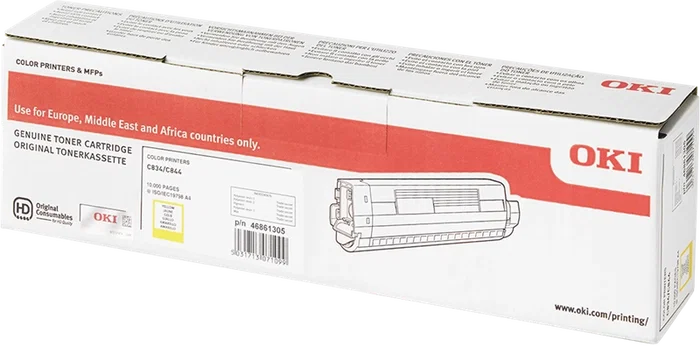 Oki 46861305 Toner Jaune