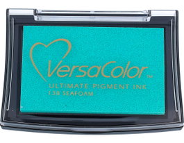 Tsukineko Tampon d'encre VERSACOLOR espuma de mar opaca 95x65mm