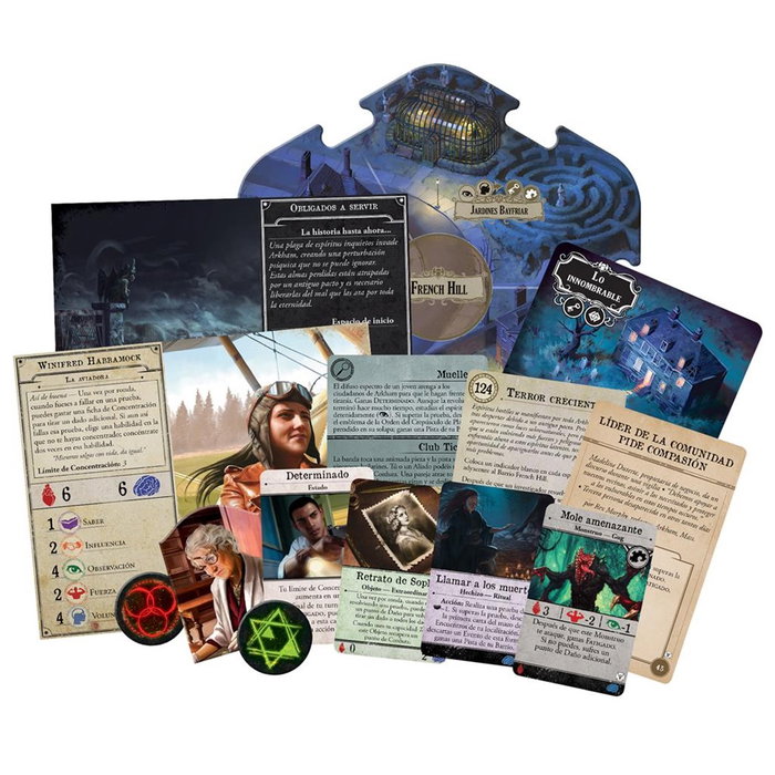 Asmodee AHB06ES Jeu de plateau Arkham Horror: Secretos de la Orden, extension, espagnol