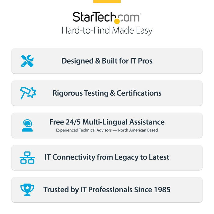 Câble HDMI Startech HDMI21-CBL-8K60-50CM Noir