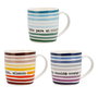 Quid Mug Porcelaine 4U Surtido Multicolor 33 cL Céramique (36 Unités) Compatible Micro-ondes Lave-vaisselle