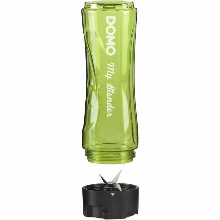 Domo Blender individuel DO436BL Vert avec 2 bols (600 ml et 300 ml) de 300W Domo Blender individuel DO436BL Vert avec 2 bols (600 ml et 300 ml) de 300W