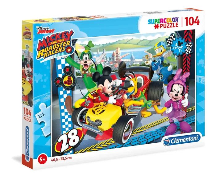 Clementoni Mickey And The Roadster Puzzle 104 pièces Clementoni Mickey And The Roadster Puzzle 104 pièces