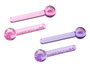 BERILO Set de 2 masseurs faciaux à froid, Violet et Rose