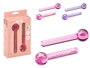 BERILO Set de 2 masseurs faciaux à froid, Violet et Rose