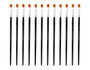 Innspiro Boîte de 12 pinceaux synthétiques langue de chat n°08