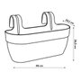 Elho Vibia Campana Easy Hanger Large Anthracite