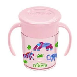 DR. BROWN´S Verre Vaso 360 Rose avec Anses 200ml