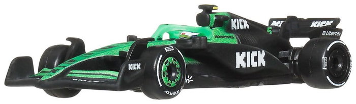 Mattel Hot Wheels Premium Pack de 2 Véhicules Formule 1 1/64 KICK Sauber Team