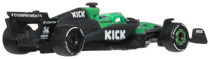 Mattel Hot Wheels Premium Pack de 2 Véhicules Formule 1 1/64 KICK Sauber Team