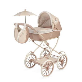 Decuevas - Landau de poupée pliable avec ombrelle et sac tulipe pour poupées jusqu'à 48 cm