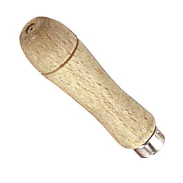 WOLFPACK LINEA PROFESIONAL Manche en bois pour lime 140 mm avec virole inoxydable