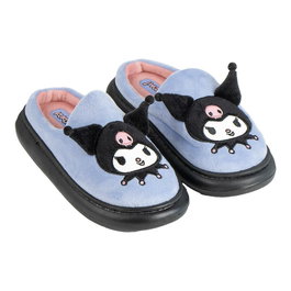 Cerdá Chaussons de maison ouverts Hello Kitty et Kuromi, violet, taille 40-41, pour enfant (3 ans et plus)
