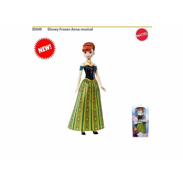 Mattel Poupée Disney Frozen Anna Musicale Mattel Poupée Disney Frozen Anna Musicale