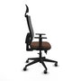 Chaise de Bureau avec Appui-tête Piqueras y Crespo 1D066G1 Brun foncé