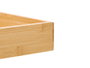 Kinvara Porte-couverts 6 compartiments 58 x 5 x 38 cm en bambou et MDF naturel (Set de 4)