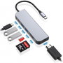 Conceptronic Hub Adaptateur USB-C 6-en-1 HDMI PD USB 3.0 Lecteur SD TF