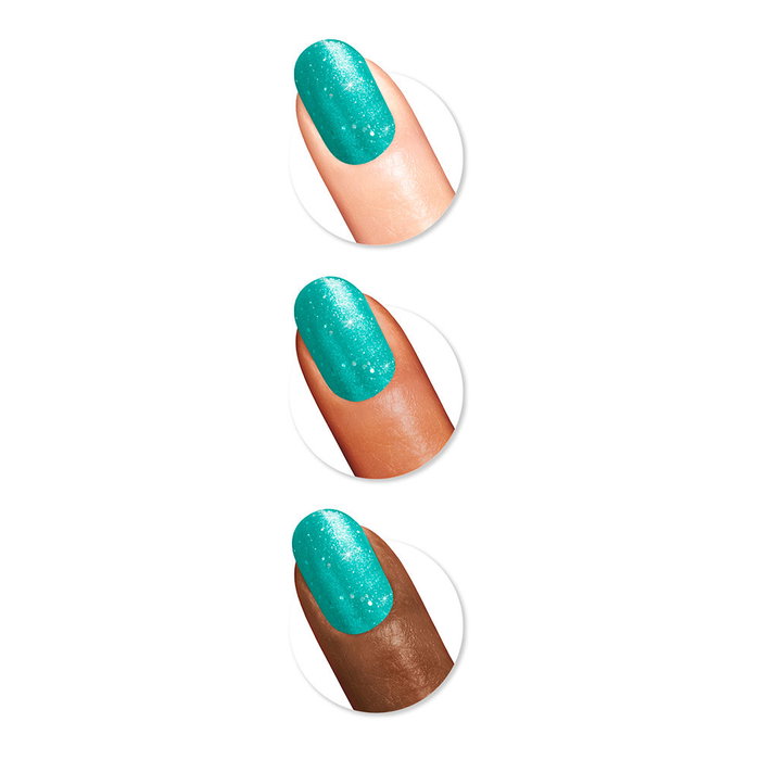 Sally Hansen Insta-Dri Chrome Vernis à Ongles #121-Aquamarin Aura 9 ml - Vernis Métallisé Iridescent - Séchage Rapide 60 Secondes - Collection Galactic Halloween Sally Hansen Insta-Dri Chrome Vernis à Ongles #121-Aquamarin Aura 9 ml - Vernis Métallisé Iridescent - Séchage Rapide 60 Secondes - Collection Galactic Halloween