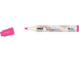 Kreul Rotulador para textil translúcido rosa neón punta bala 2-4mm