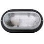 GSC Evolution Applique extérieure ovale en plastique noir E27 60W
